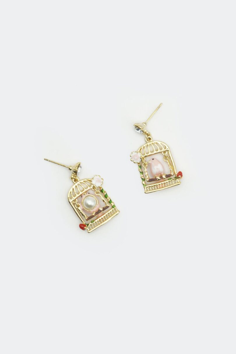 Vintage Birdcage Earrings  Shop now at Kitty Darling