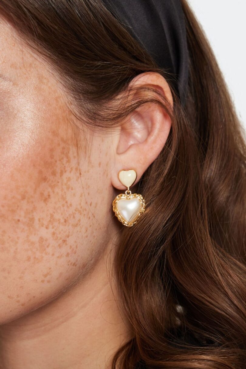 Vintage Double Hearts Earrings  Shop now at Kitty Darling