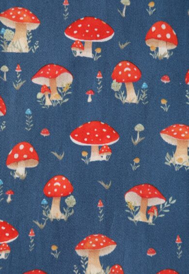 Penelope Rockabilly Navy Blue Mushroom Shirt Dress – Dresses | Kitty Darling