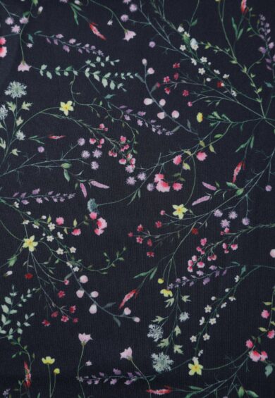 Amanda Swing Dress in Navy Blue Meadow Print – Dresses | Kitty Darling