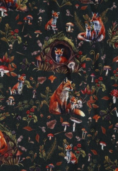 Billie Dark Green Forest Print Long Sleeved Dress – Dresses | Kitty Darling