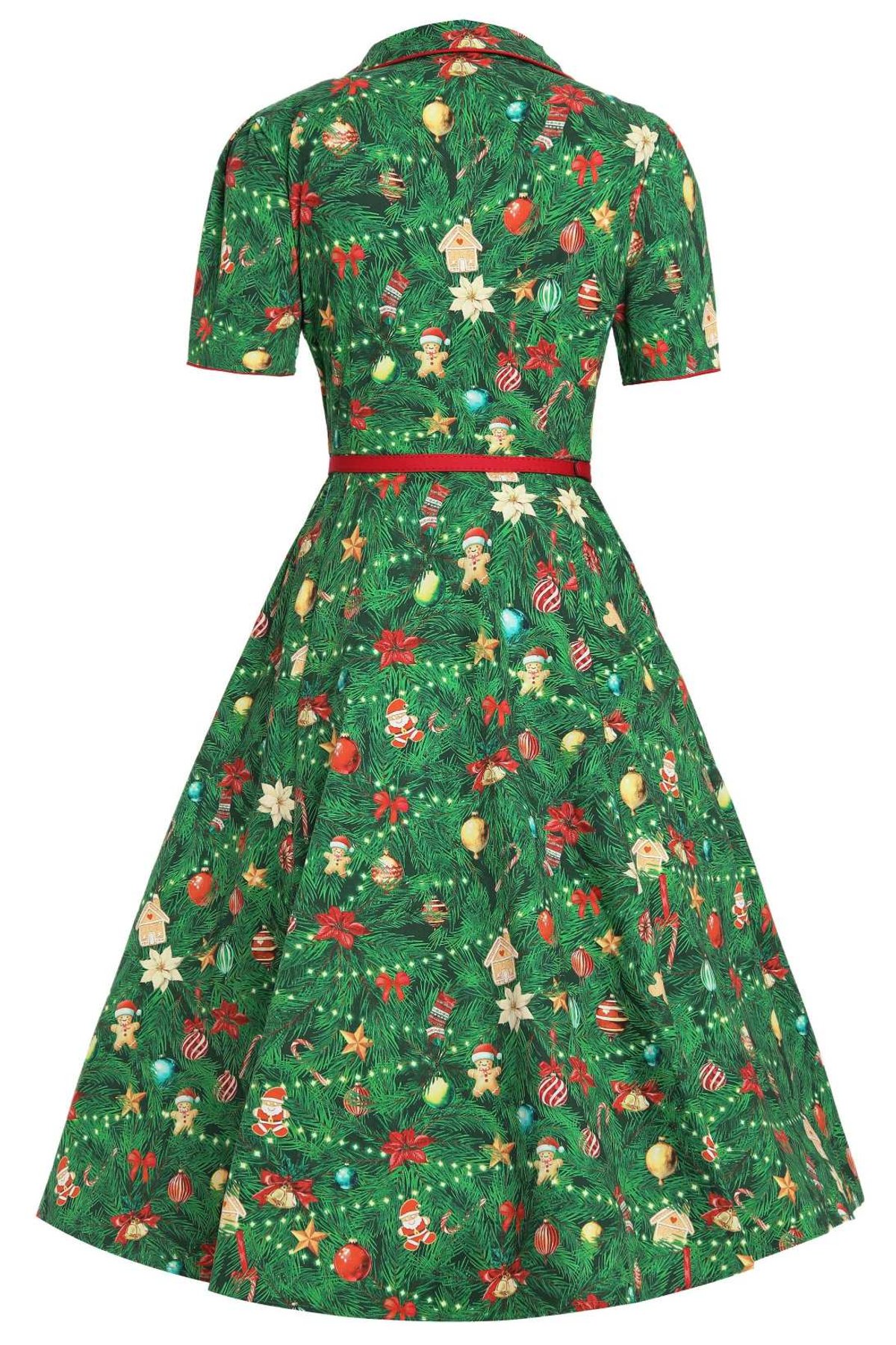 Mabel Christmas Tree Shirt Dress Mabel Christmas Tree Shirt Dress  Shop now at Kitty Darling