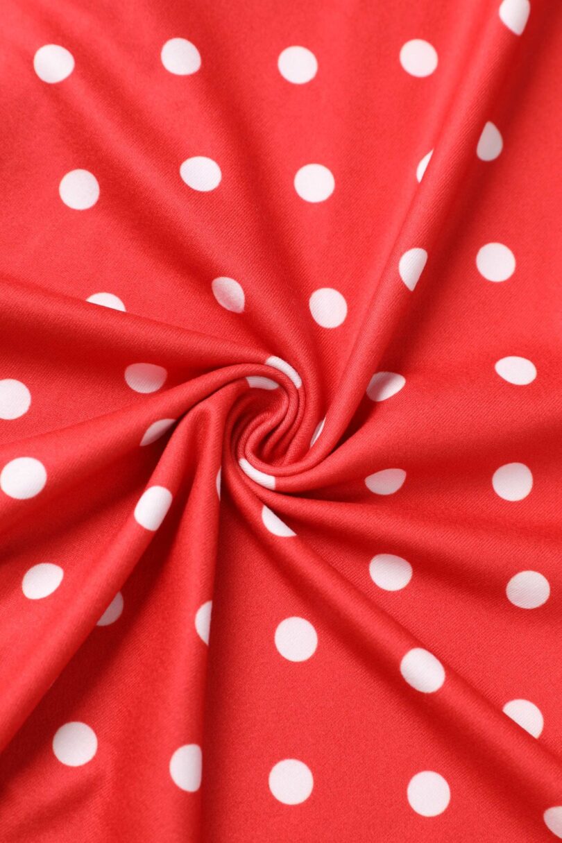 Sandra Vintage Charm Polka Dot Midi Dress – Red & White  Shop now at Kitty Darling