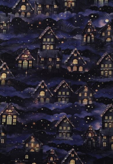 Billie Purple Christmas Village – Dresses | Kitty Darling