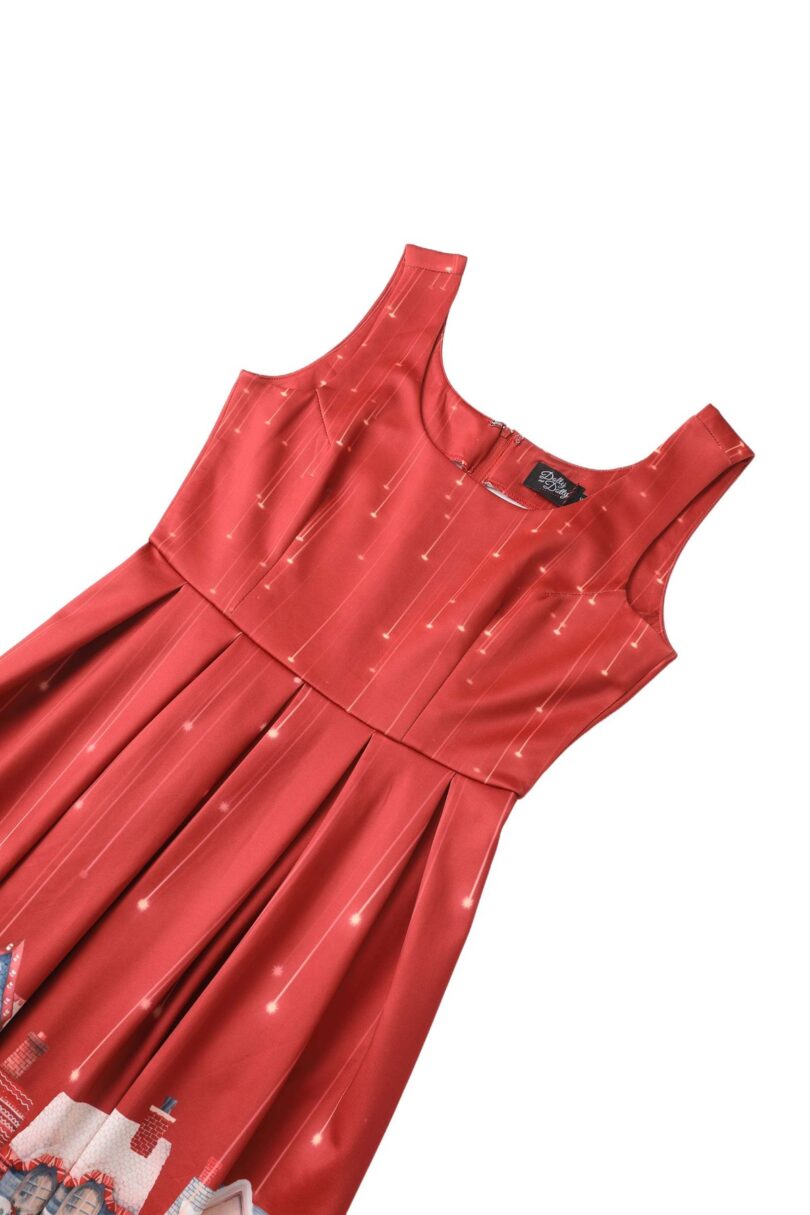 Amanda Chrismas Market Flared Dress  Shop now at Kitty Darling
