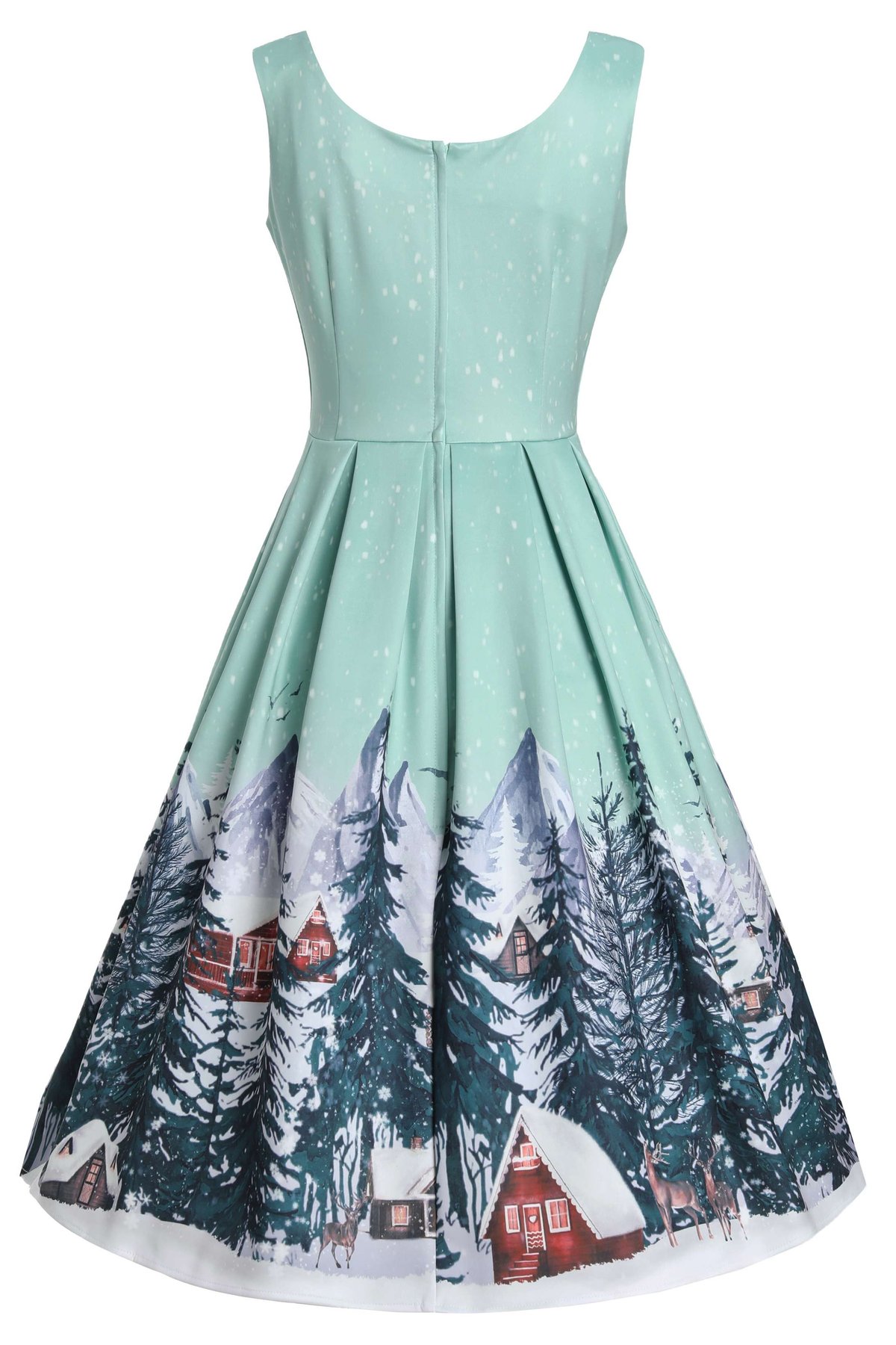 Amanda Alpine Forest Flared Dress Amanda Alpine Forest Flared Dress  Shop now at Kitty Darling