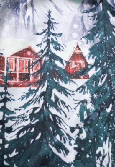 Amanda Alpine Forest Flared Dress – New In | Kitty Darling