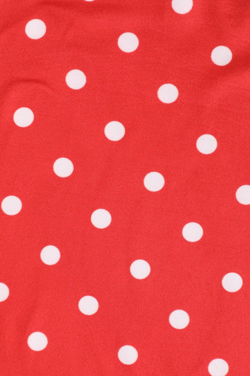 Sandra Vintage Charm Polka Dot Midi Dress – Red & White  Shop now at Kitty Darling