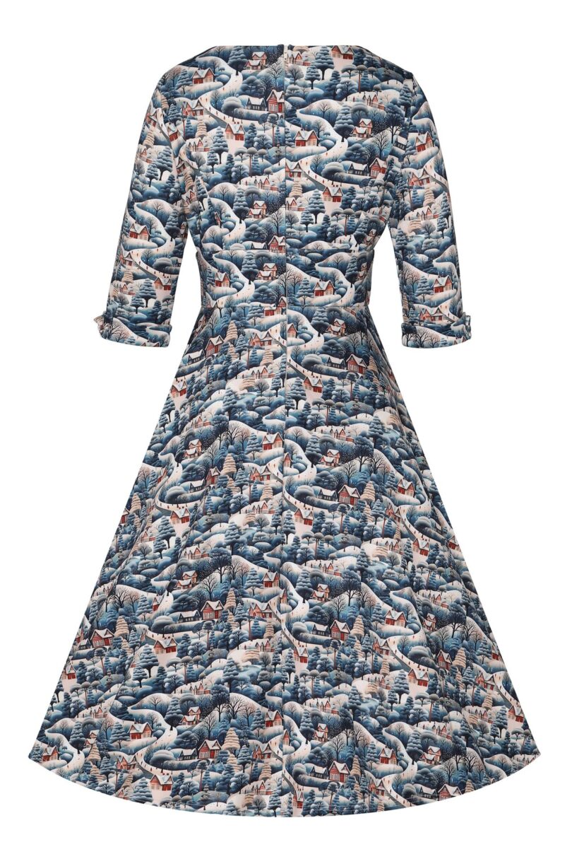 Scarlette Blue Winter Village Dress  Shop now at Kitty Darling