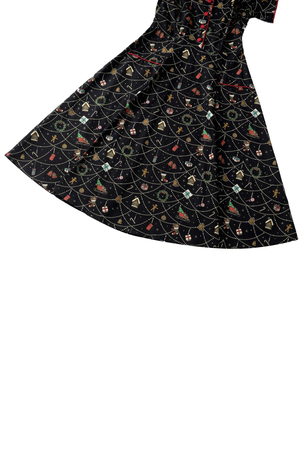 Mabel Christmas Ornament Shirt Dress Mabel Christmas Ornament Shirt Dress  Shop now at Kitty Darling