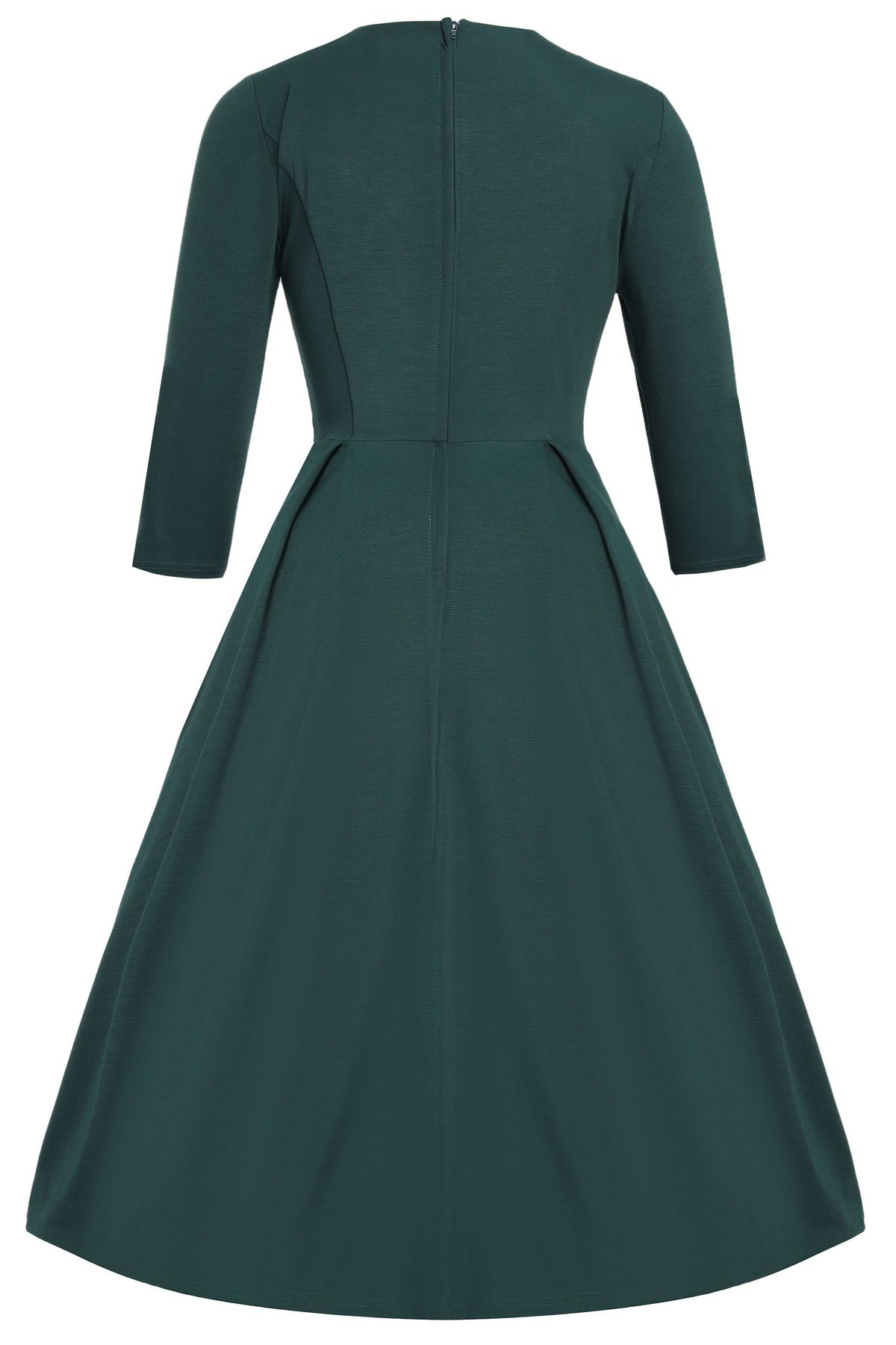 Beatrix Vintage Inspired Long Sleeves Dress in Green Beatrix Vintage Inspired Long Sleeves Dress in Green  Shop now at Kitty Darling