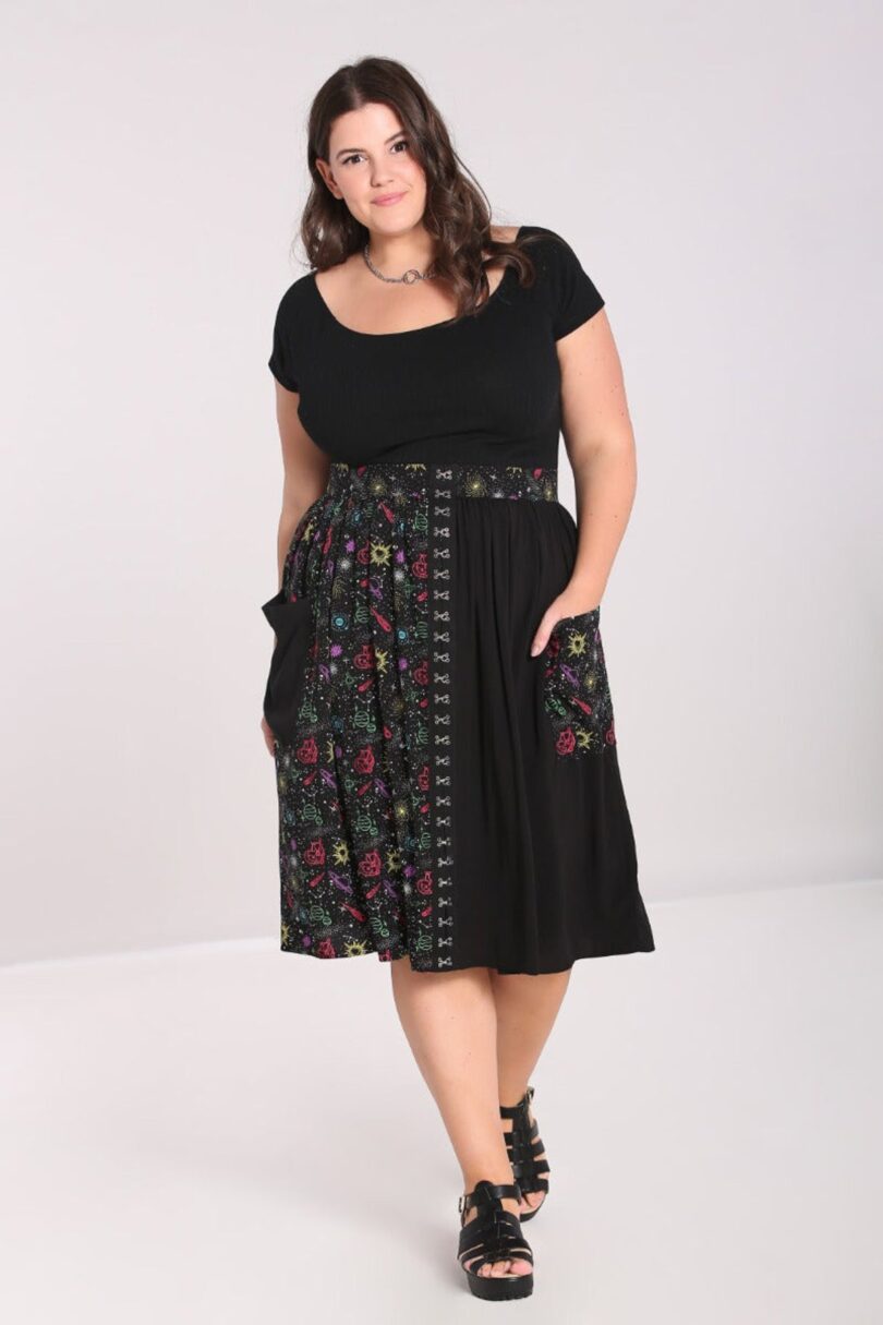 Andromeda Mid Skirt  Shop now at Kitty Darling