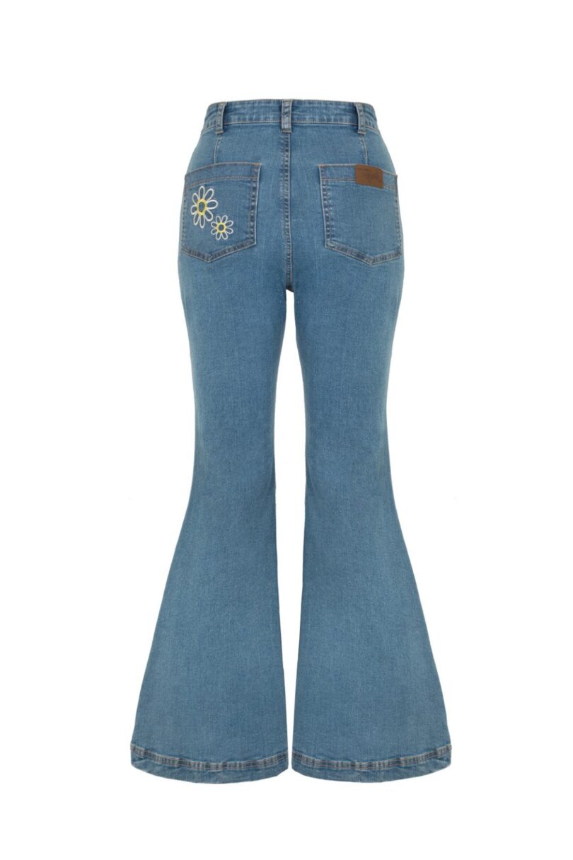 Flower Power Jeans  Shop now at Kitty Darling