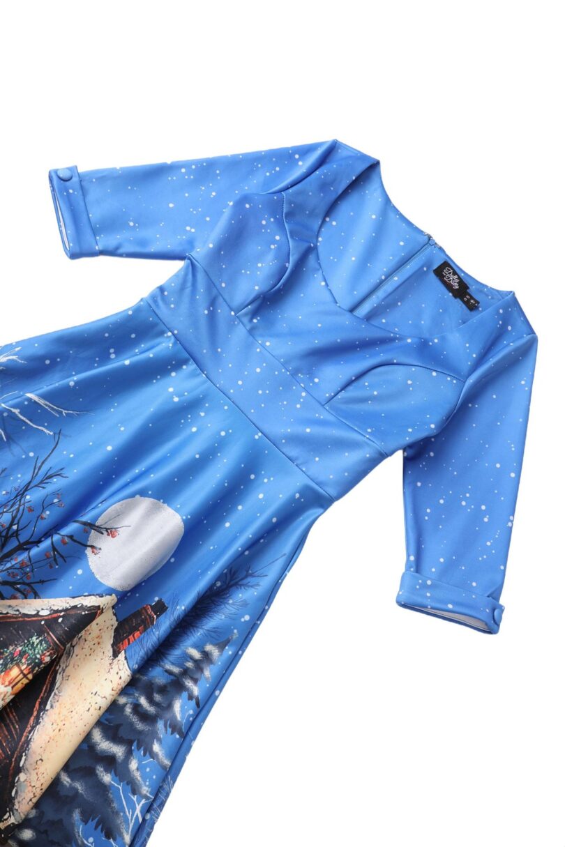 Scarlette Blue Reindeer Christmas Swing Dress  Shop now at Kitty Darling