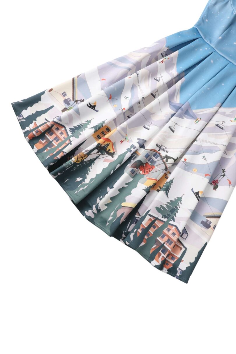 Amanda Ski Resort Flared Dress  Shop now at Kitty Darling