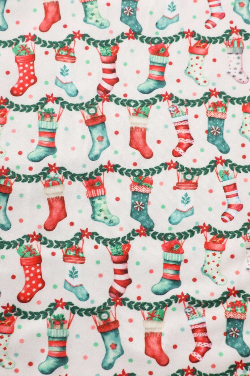 Billie Christmas Stocking Long Sleeved Dress  Shop now at Kitty Darling