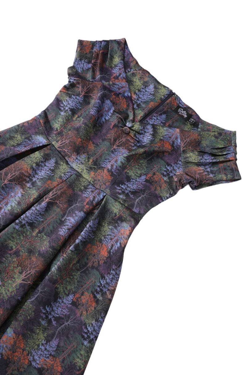Lily Autumn Foliage Off Shoulder Dress  Shop now at Kitty Darling