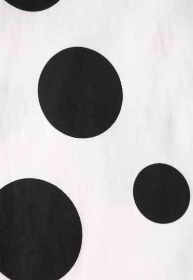 Maria White Vintage Large Black Spots Print Swing Dress – New In | Kitty Darling