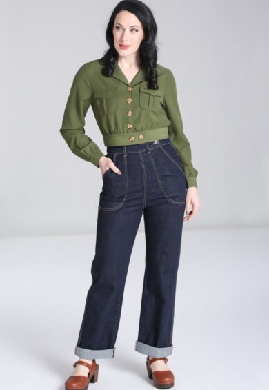 Ravenwood Jacket Khaki – New In | Kitty Darling