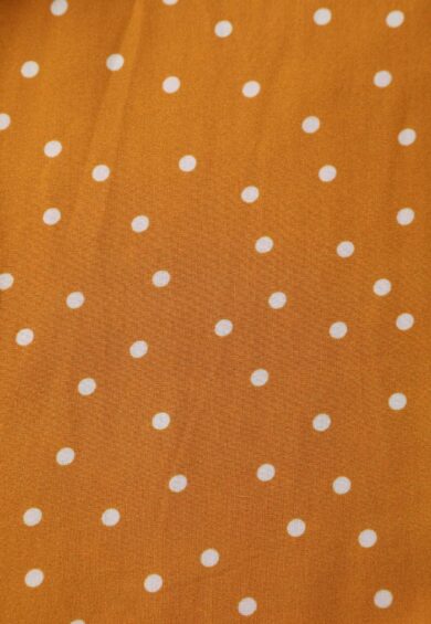 Estelle Terracotta Polka Dot Midi Skirt – New In | Kitty Darling