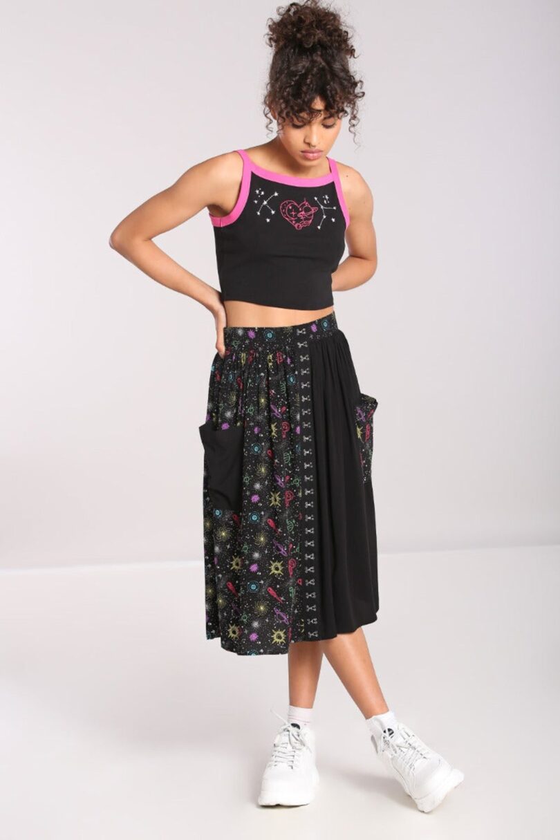 Andromeda Mid Skirt  Shop now at Kitty Darling