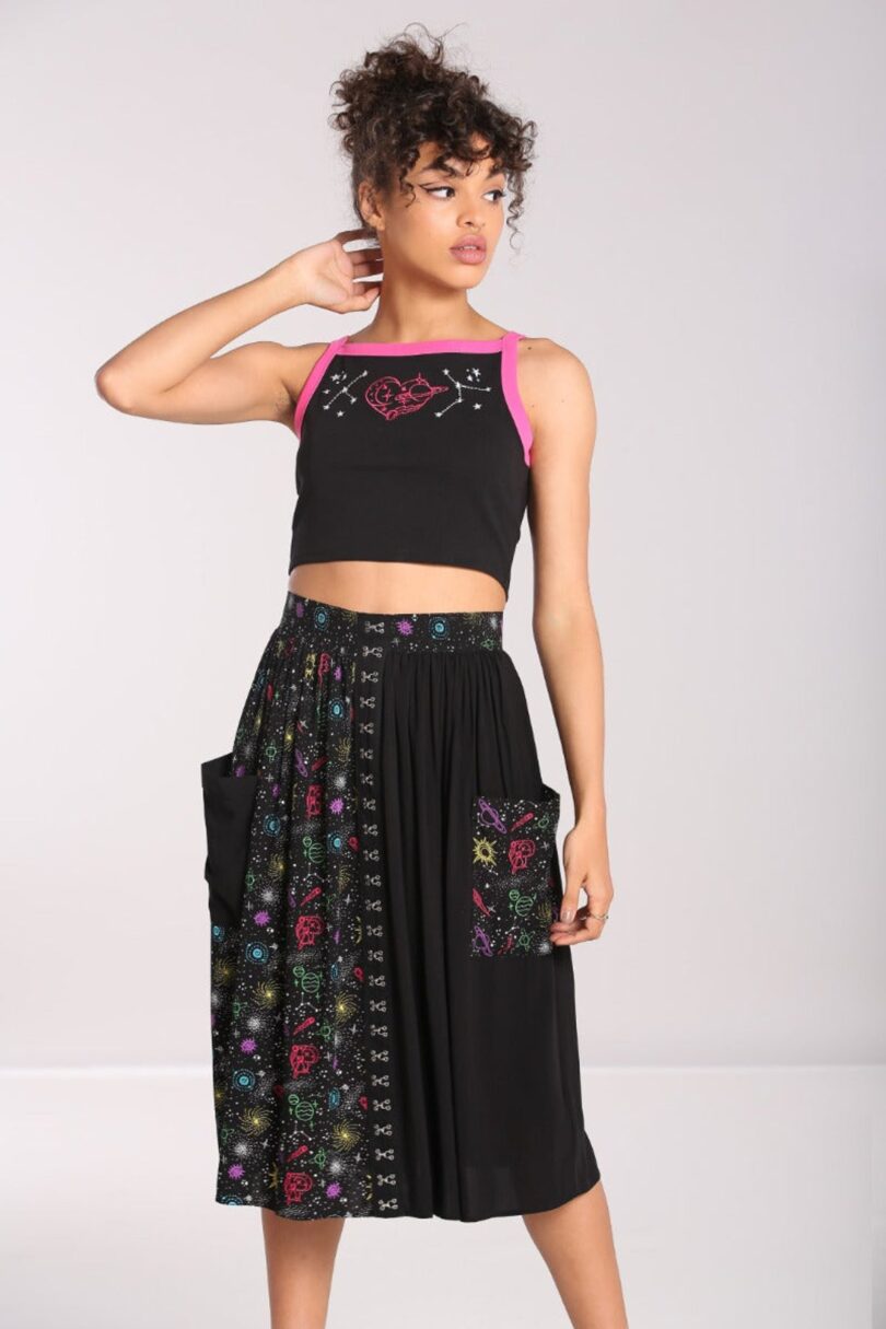 Andromeda Mid Skirt  Shop now at Kitty Darling