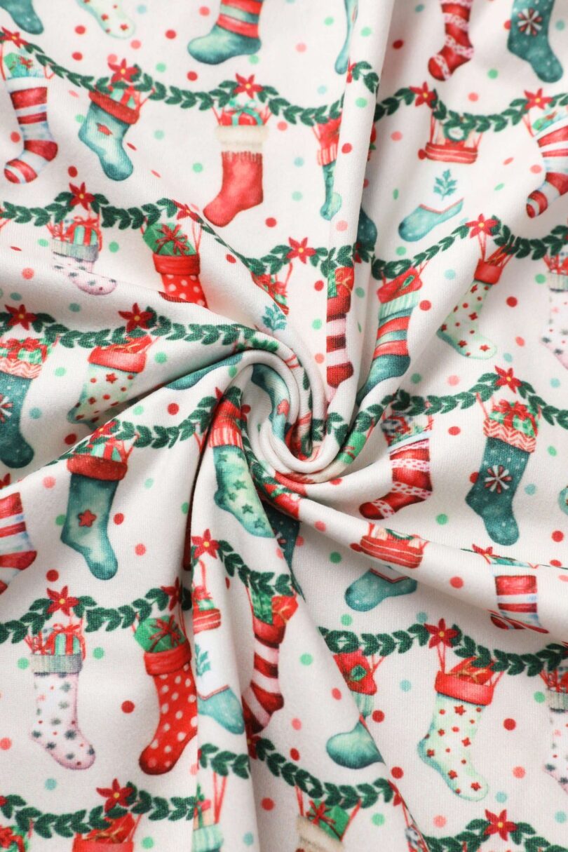 Billie Christmas Stocking Long Sleeved Dress  Shop now at Kitty Darling