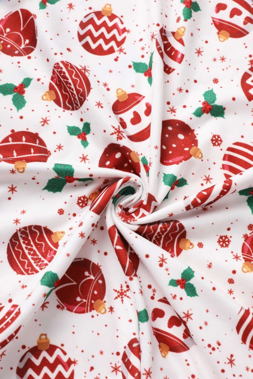 Billie Red Bauble Long Sleeved Dress  Shop now at Kitty Darling