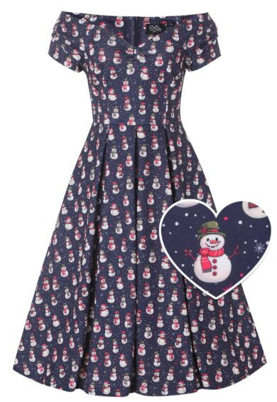 Lily Purple Off Shoulder Polka Dot Print Christmas Dress – Dresses | Kitty Darling