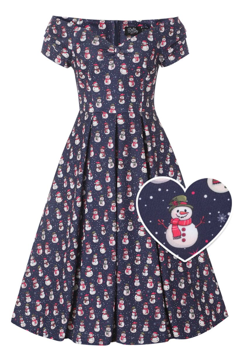 Lily Purple Off Shoulder Polka Dot Print Christmas Dress  Shop now at Kitty Darling