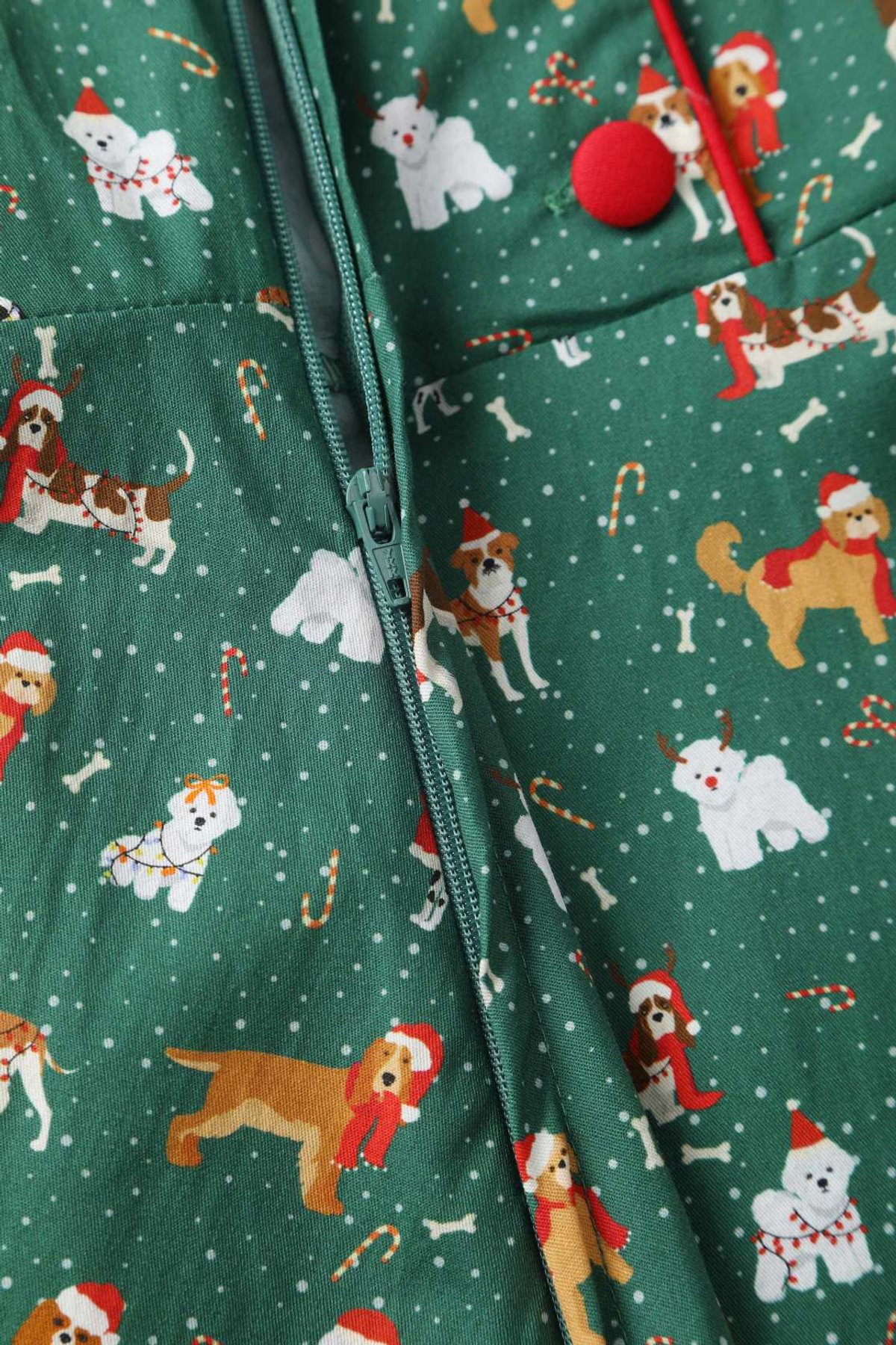 Mabel Dog At Christmas Shirt Dress Mabel Dog At Christmas Shirt Dress  Shop now at Kitty Darling