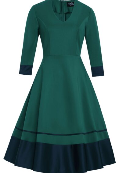 Maria Two-Tone Midi Dress – New In | Kitty Darling