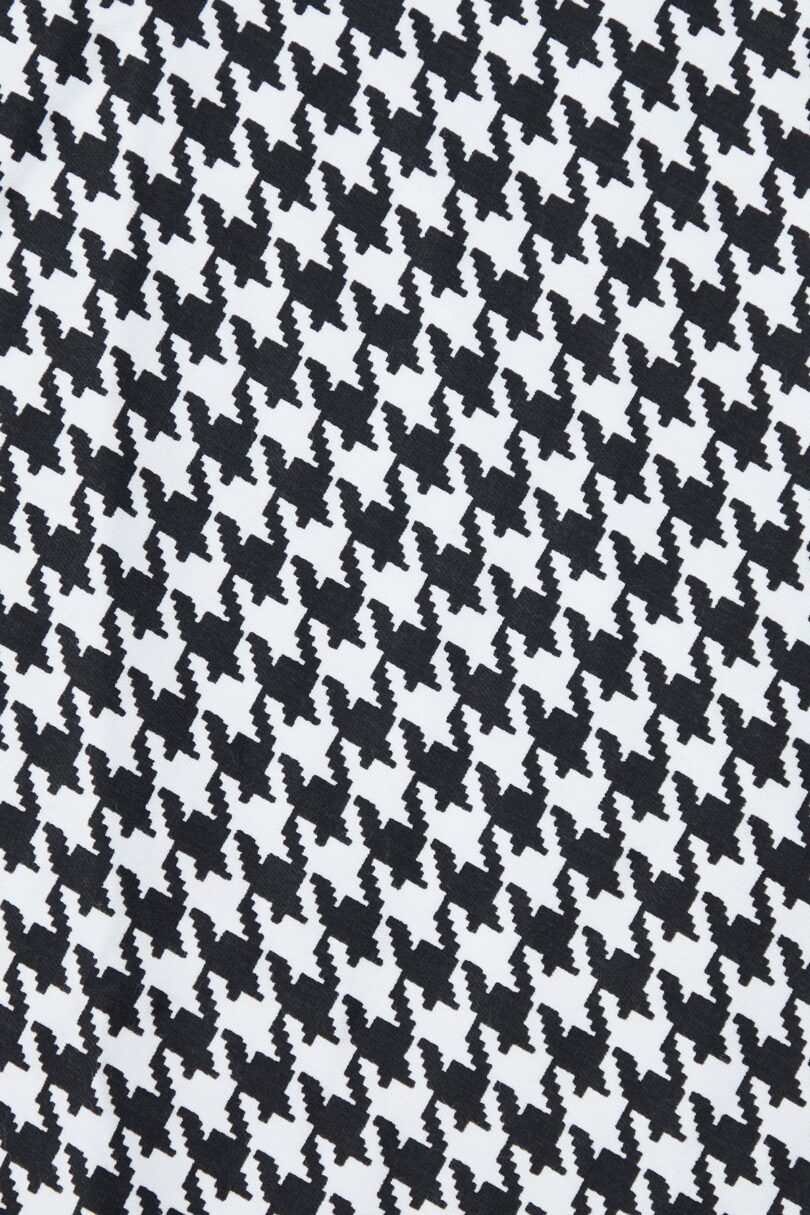 Tiffany Monochrome Dogtooth Coat Dress  Shop now at Kitty Darling