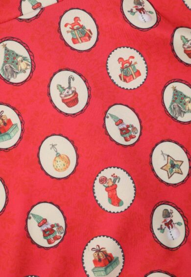 Scarlette Vintage Christmas Midi Dress – New In | Kitty Darling