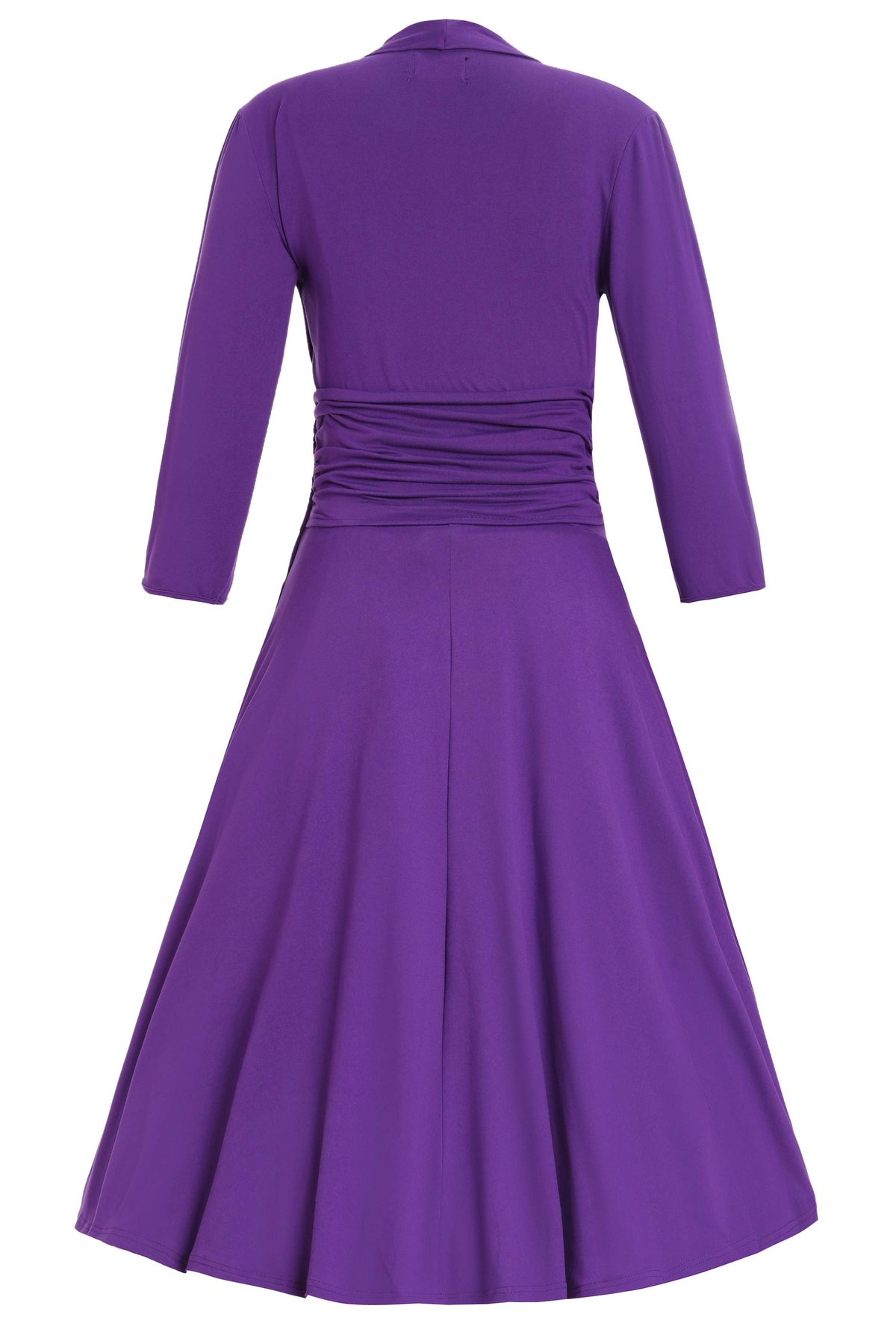 Sandra Bow Tie Casual Dress In Purple Sandra Bow Tie Casual Dress In Purple  Shop now at Kitty Darling
