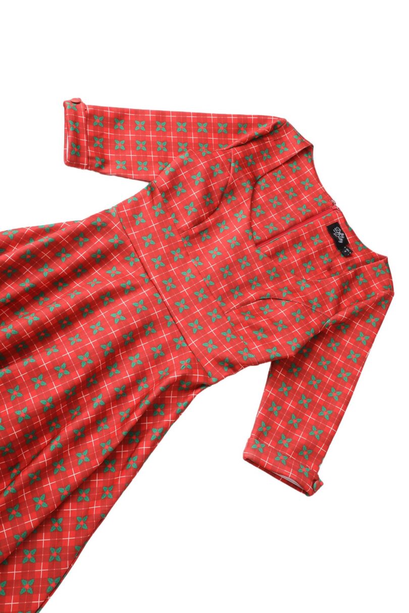 Scarlette Mistletoe Plaid Midi Dress  Shop now at Kitty Darling