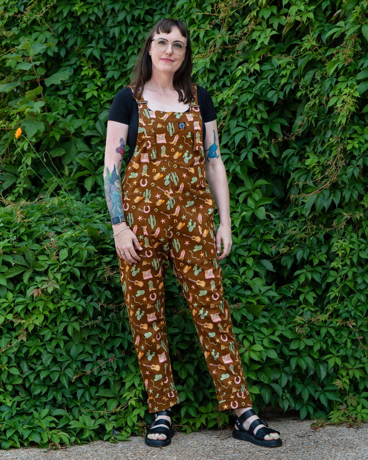x Yasmin Cousins Cowboy Stretch Dungarees x Yasmin Cousins Cowboy Stretch Dungarees Shop now at Kitty Darling