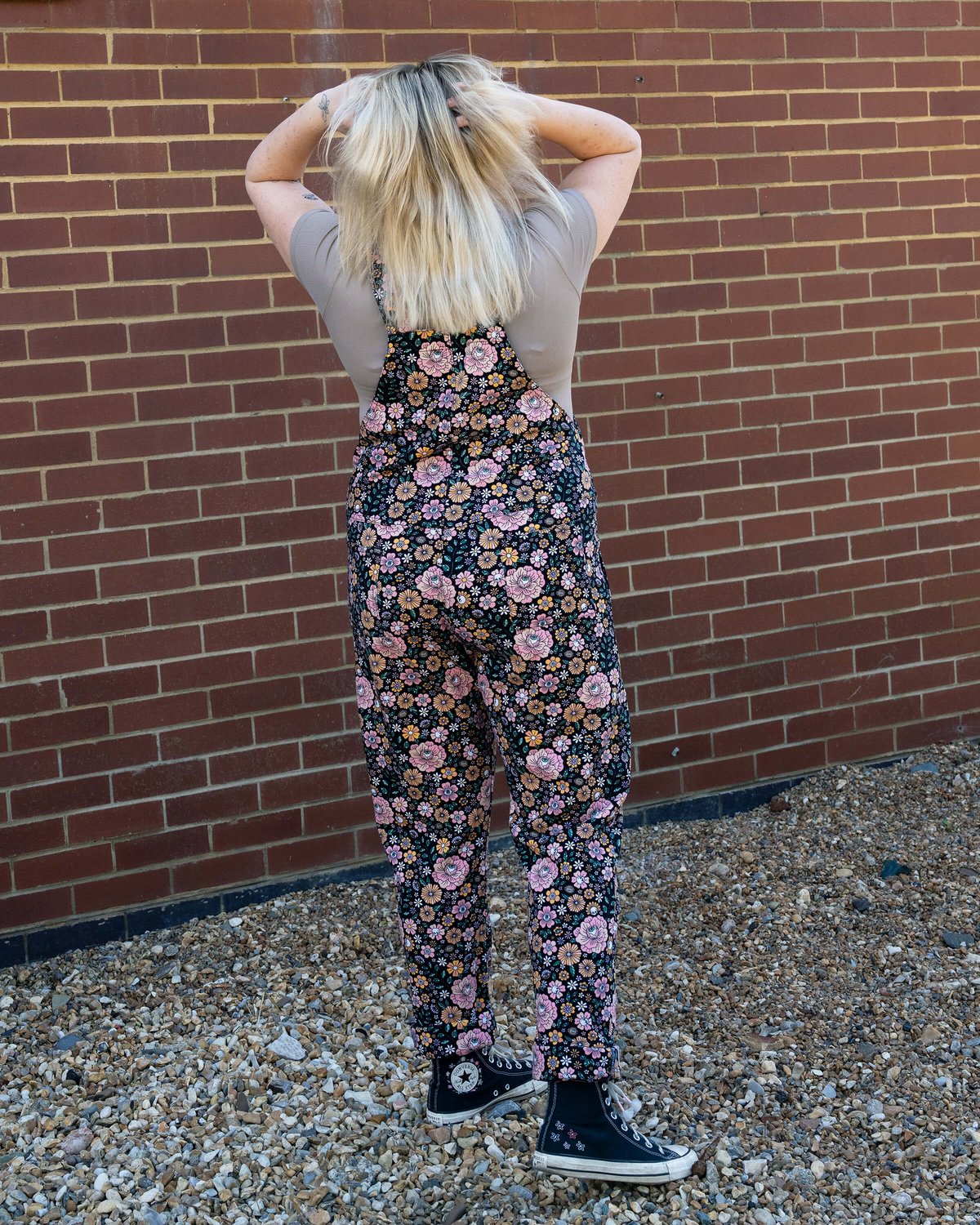 Eye Spy Floral Stretch Dungarees Eye Spy Floral Stretch Dungarees Shop now at Kitty Darling