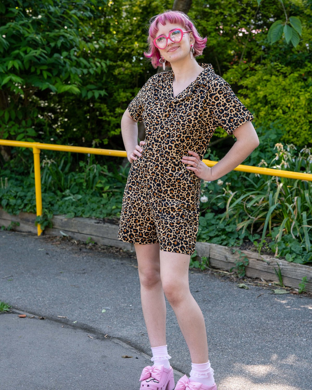 Classic Leopard Playsuit Classic Leopard Playsuit Shop now at Kitty Darling