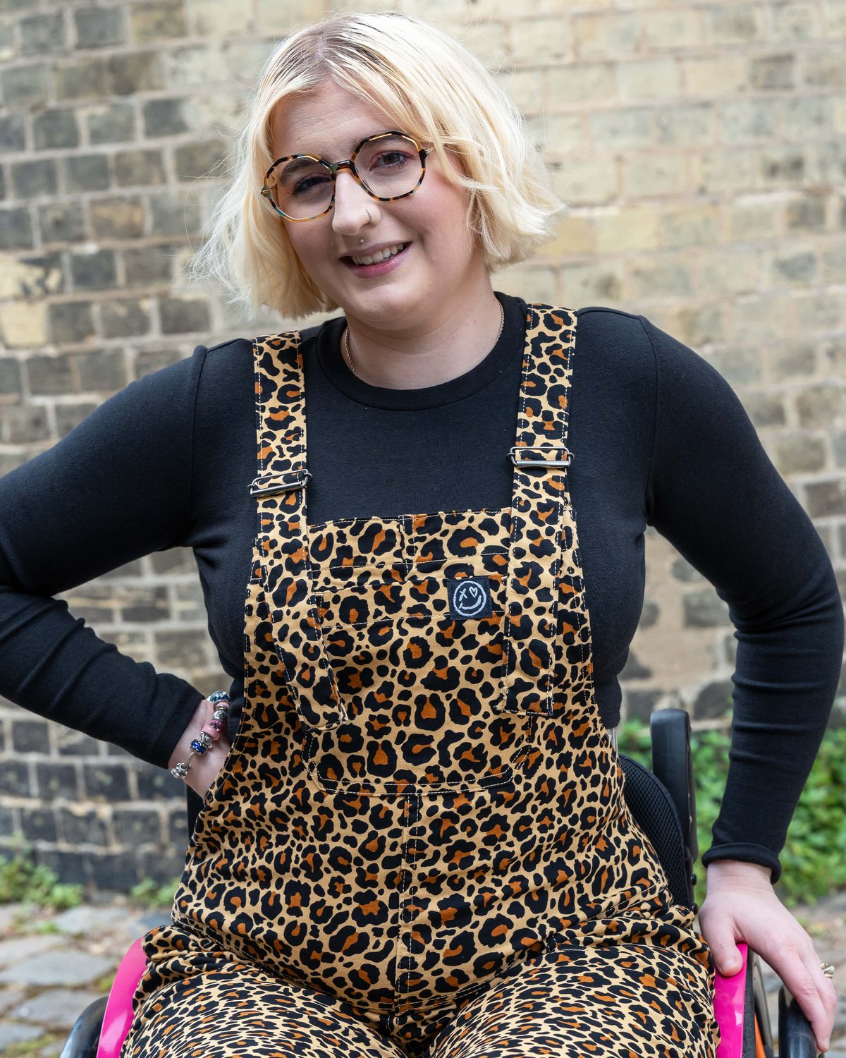 Classic Leopard Print Stretch Dungarees Classic Leopard Print Stretch Dungarees Shop now at Kitty Darling
