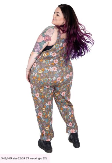 Cottagecore Stretch Twill Dungarees – Stretch Twill Dungarees | Kitty Darling