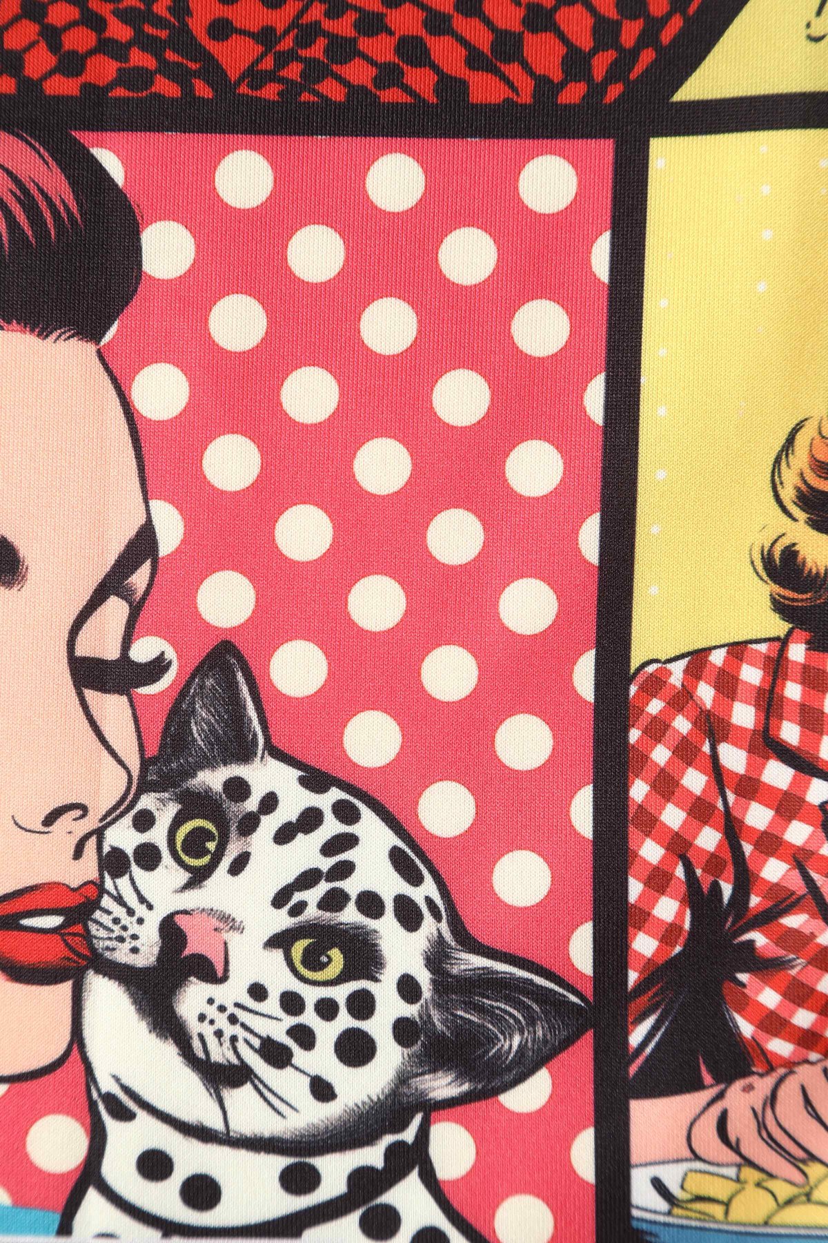 Amanda Cat Lover Comic Dress Amanda Cat Lover Comic Dress Shop now at Kitty Darling