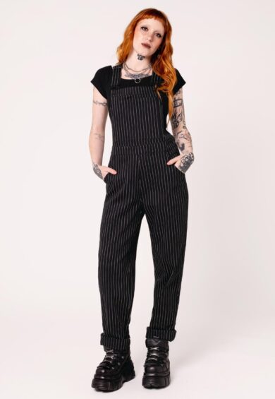 Pinstripe Dungarees – Uncategorised | Kitty Darling