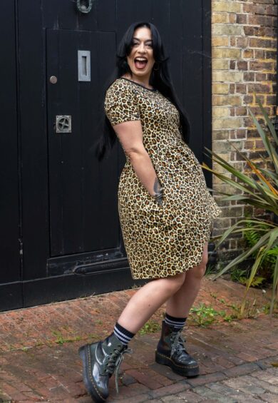 Classic Leopard Print Stretch Smock Dress – Smock Dresses | Kitty Darling