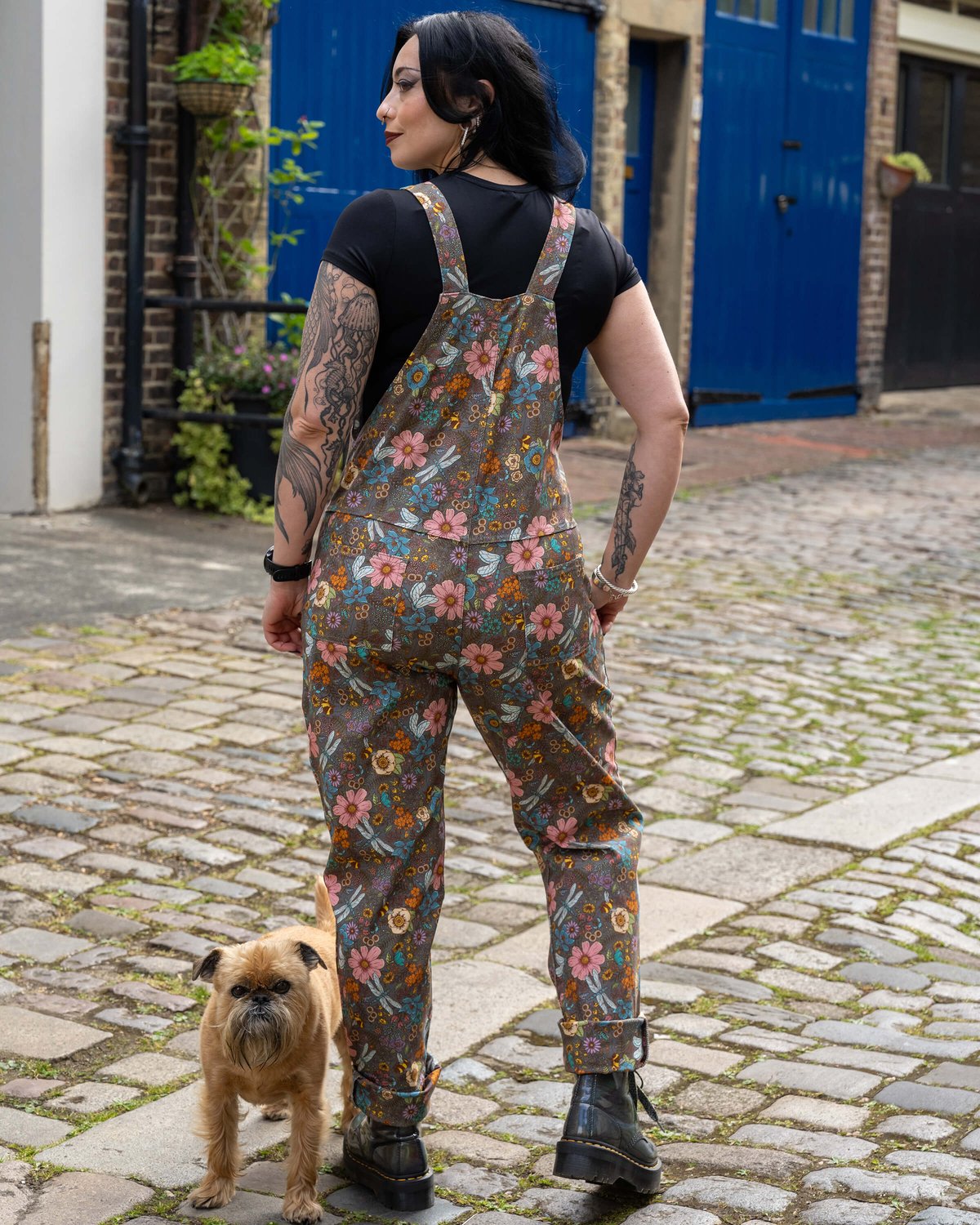 Cottagecore Stretch Twill Dungarees Cottagecore Stretch Twill Dungarees Shop now at Kitty Darling