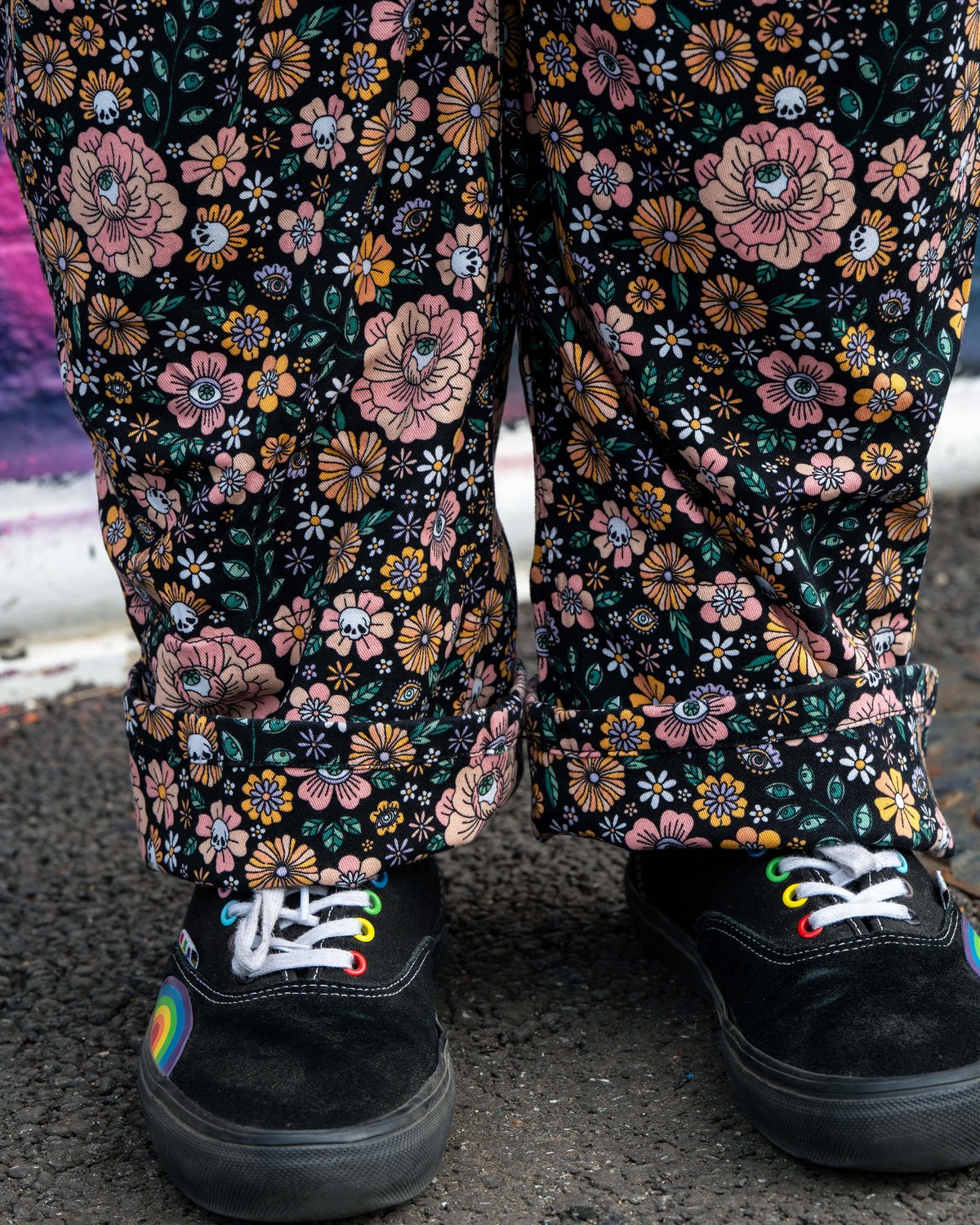 Eye Spy Floral Stretch Dungarees Eye Spy Floral Stretch Dungarees Shop now at Kitty Darling