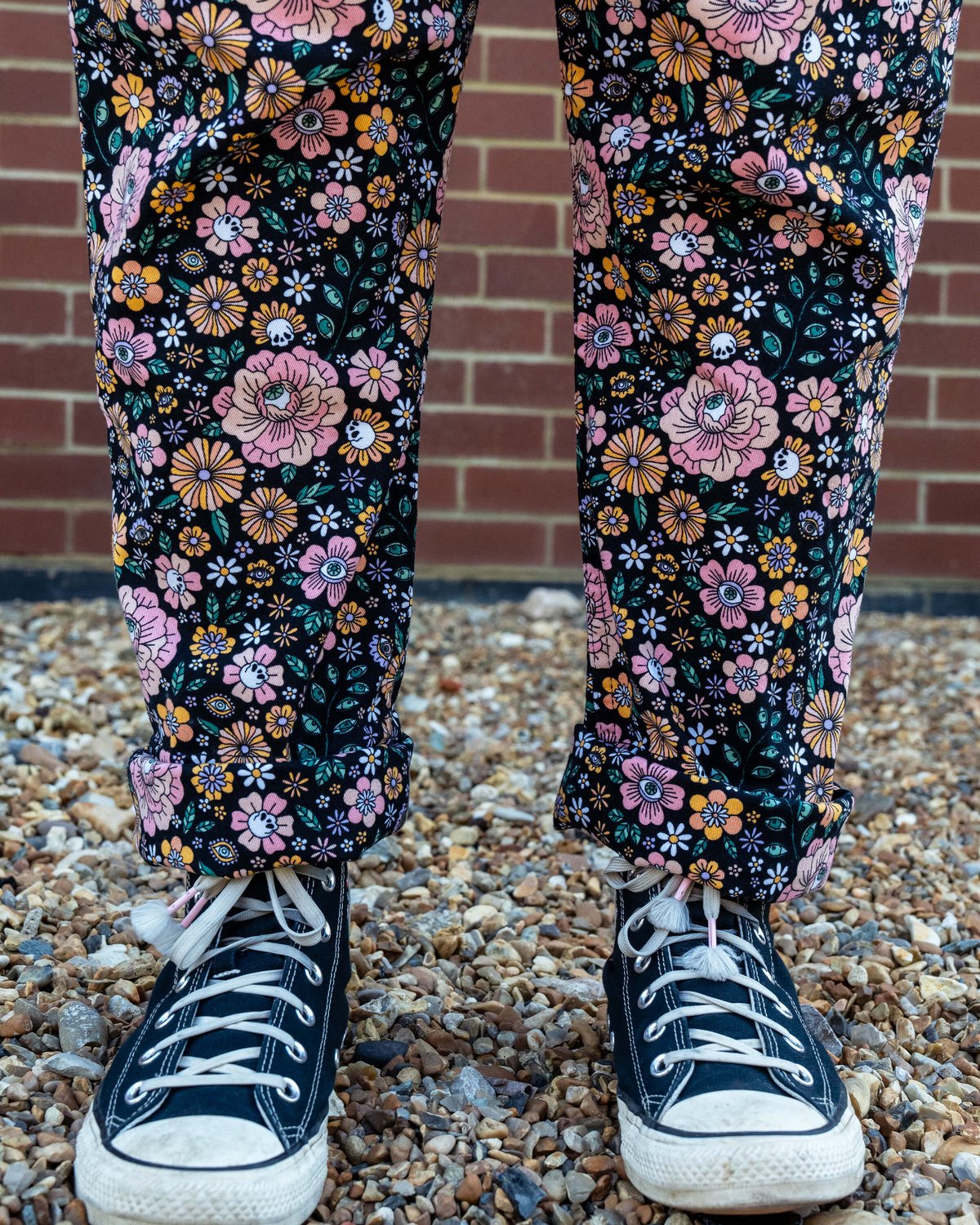 Eye Spy Floral Stretch Dungarees Eye Spy Floral Stretch Dungarees Shop now at Kitty Darling
