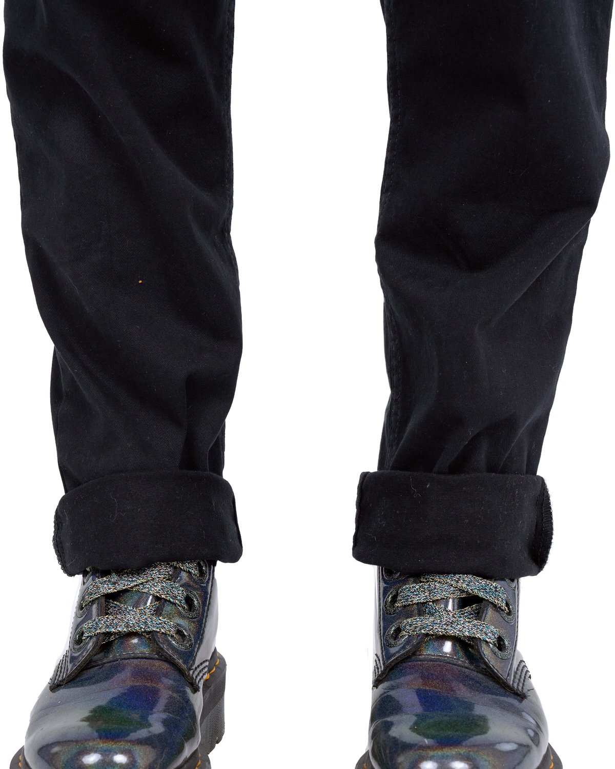 Jet Black Stretch Twill Dungarees Jet Black Stretch Twill Dungarees Shop now at Kitty Darling