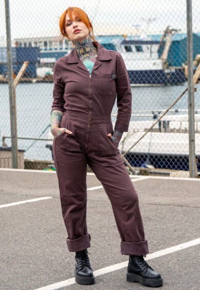 Plum Mocha Boiler Suit – Boiler Suit | Kitty Darling