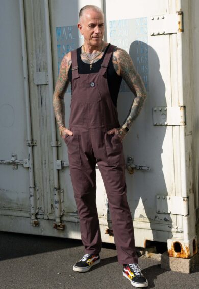 Plum Mocha Stretch Twill Dungarees – Stretch Twill Dungarees | Kitty Darling